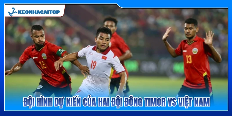 Sơ đồ chiến thuật và nhân sự dự kiến của Đông Timor vs Việt Nam